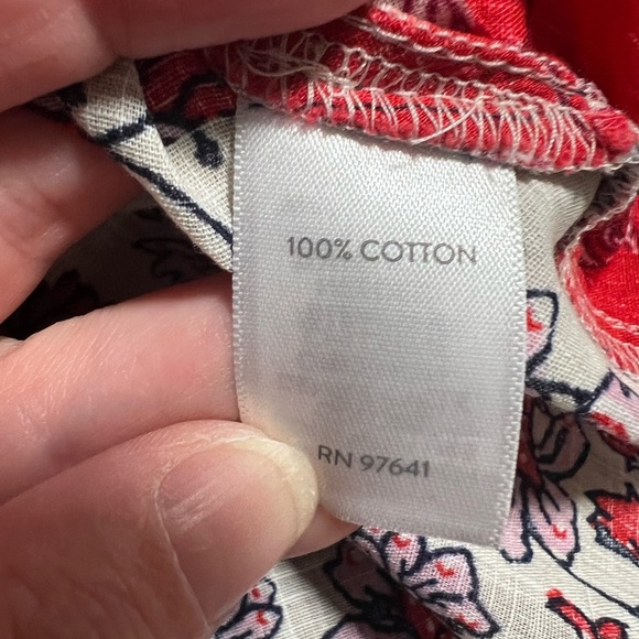 J. Jill One Pocket Shirred Back Button Down Long Sleeve Shirt Size 4X NWT Boho - Picture 11 of 12